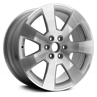 Replace® - 7-Spoke Silver with Machined Face 18x8 Alloy Factory Wheel - Remanufactured