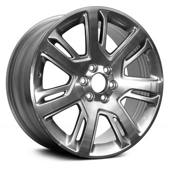 Replace® - 7 Double I-Spoke Silver with Machined Face 22x9 Alloy Factory Wheel - Replica