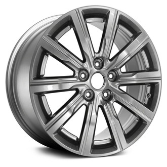 Replace® - 10 I-Spoke Smoked Silver 18x8 Alloy Factory Wheel - Remanufactured
