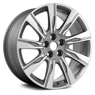 Replace® - 9 I-Spoke Charcoal with Machined Accents 20x8.5 Alloy Factory Wheel - Remanufactured