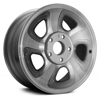 Replace® - 5 Spiral-Spoke Charcoal Gray 15x7 Alloy Factory Wheel - Remanufactured