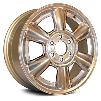 Replace® - 6 I-Spoke Gold 17x7 Alloy Factory Wheel - Remanufactured