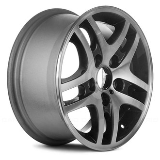 Replace® - Double 5-Spoke Charcoal Gray 15x7 Alloy Factory Wheel - Remanufactured