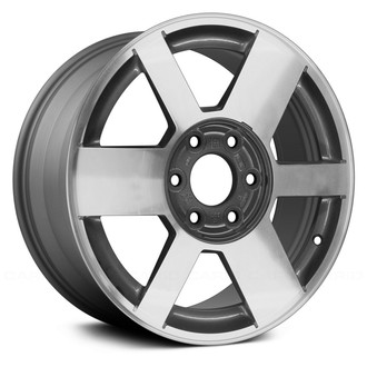 Replace® - 6 Alternating-Spoke Medium Gray 17x7 Alloy Factory Wheel - Remanufactured