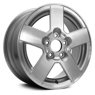 Replace® - 5-Spoke Silver with Machined Face 16x6.5 Alloy Factory Wheel - Remanufactured