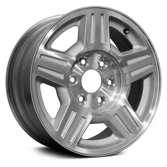 Replace® - 5-Spoke Machined with Silver Pockets 17x7.5 Alloy Factory Wheel - Remanufactured