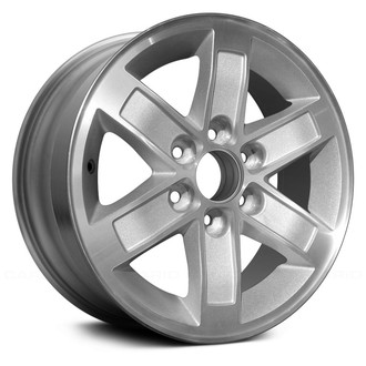 Replace® - 6 I-Spoke Machined with Silver Pockets 17x7.5 Alloy Factory Wheel - Remanufactured