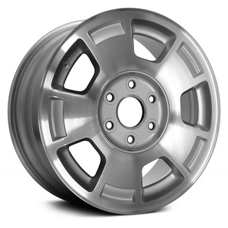 Replace® - 5-Spoke Machined with Silver Pockets 17x7.5 Alloy Factory Wheel - Remanufactured