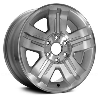 Replace® - 5-Spoke Groove Machined with Silver Pockets 18x8 Alloy Factory Wheel - Remanufactured