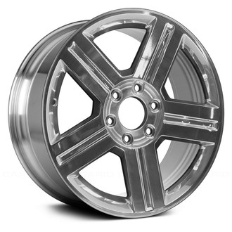 Replace® - 5-Spoke Groove with Bright Polished 18x8 Alloy Factory Wheel - Remanufactured