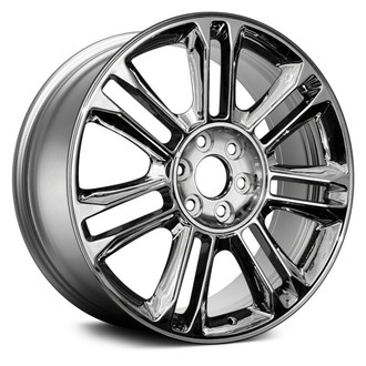Replace® ALYGM036U78 - 7 Double I-Spoke Smoked Silver 22x9 Alloy Factory Wheel - Remanufactured