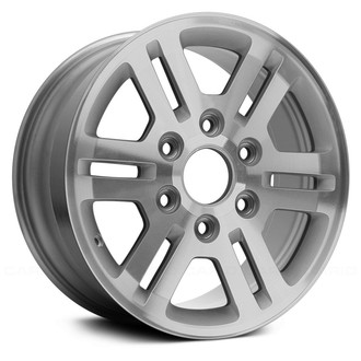 Replace® - 6 Double-Spoke Silver with Machined Face 16x6.5 Alloy Factory Wheel - Remanufactured
