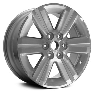 Replace® - 6 I-Spoke Machined and Bright Silver 18x7.5 Alloy Factory Wheel - Remanufactured