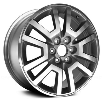 Replace® - 6 V-Spoke Machined and Bright Hyper Silver 20x7.5 Alloy Factory Wheel - Remanufactured