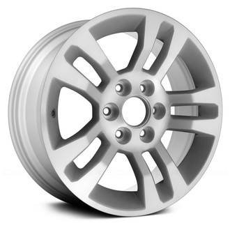 Replace® - Double 5-Spoke Machined and Silver 18x8.5 Alloy Factory Wheel - Replica
