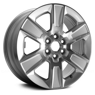 Replace® - 6 I-Spoke Machined and Light Silver 20x9 Alloy Factory Wheel - Remanufactured