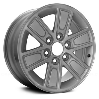 Replace® - 6 I-Spoke Machined and Silver 17x8 Alloy Factory Wheel - Remanufactured