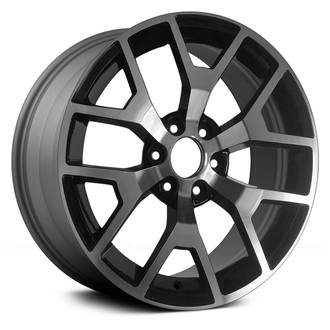 Replace® - 6 Y-Spoke Machined and Medium Charcoal Met 20x9 Alloy Factory Wheel - Remanufactured