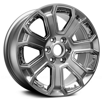 Replace® - 7 I-Spoke Dark Smoked Hyper Silver 22x9 Alloy Factory Wheel - Remanufactured