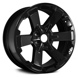 Replace® - 6 I-Spoke Gloss Black 22x9 Alloy Factory Wheel - Remanufactured