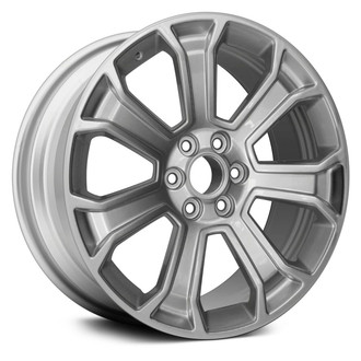 Replace® ALYGQ064U20 - 7 I-Spoke Light Silver Metallic 22x9 Alloy Factory Wheel - Remanufactured
