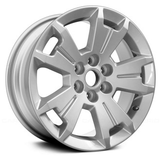 Replace® - Double 5-Spoke Silver 17x8 Alloy Factory Wheel - Remanufactured