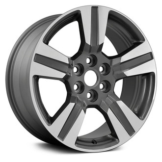 Replace® - 5-Spoke Slow Machined and Medium Charcoal Metallic 18x8.5 Alloy Factory Wheel - Remanufactured
