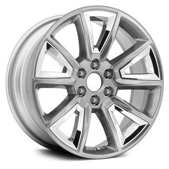 Replace® - 5 V-Spoke Silver 22x9 Alloy Factory Wheel - Remanufactured