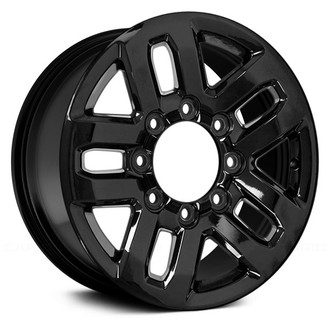 Replace® ALYGQ099U45 - Double 5-Spoke Black 18x8 Alloy Factory Wheel - Remanufactured