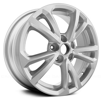 Replace® - 5 V-Spoke Silver 17x7 Alloy Factory Wheel - Remanufactured