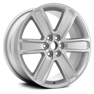 Replace® - 6 I-Spoke Bright Silver Metallic 20x8 Alloy Factory Wheel - Remanufactured