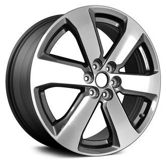 Replace® - 6 Spiral-Spoke Machined and Dark Charcoal 20x8 Alloy Factory Wheel - Remanufactured
