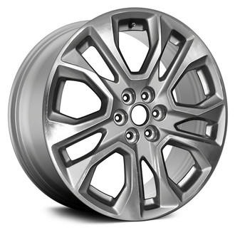 Replace® - 5 V-Spoke Machined and Light Argent Metallic 20x8 Alloy Factory Wheel - Remanufactured