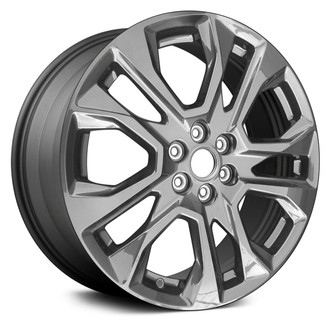 Replace® - 5 V-Spoke Dark Charcoal 20x8 Alloy Factory Wheel - Remanufactured