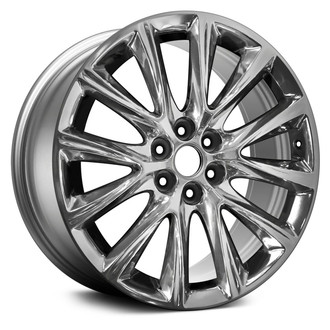 Replace® - 6 V-Spoke Smoked Silver 20x8 Alloy Factory Wheel - Remanufactured