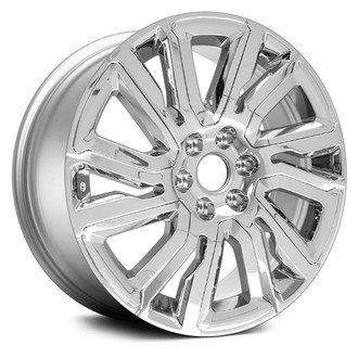 Replace® - 6 Double Spiral-Spoke Light Smoked Hyper Silver 22x9 Alloy Factory Wheel - Remanufactured