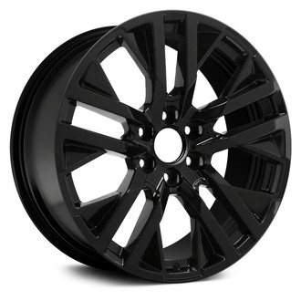 Replace® - 10-Spoke Black 22x9 Alloy Factory Wheel - Remanufactured