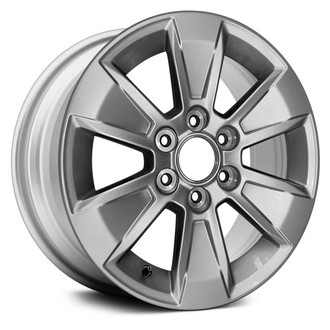 Replace® - 6 I-Spoke Sparkle Silver 17x8 Alloy Factory Wheel - Remanufactured