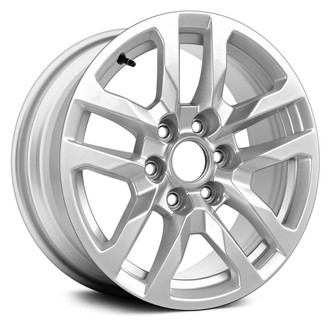 Replace® - Double 5-Spoke Sparkle Silver 19x8.5 Alloy Factory Wheel - Remanufactured