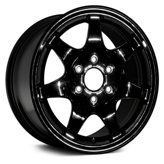 Replace® - 7-Spoke Black 17x7 Alloy Factory Wheel - Remanufactured