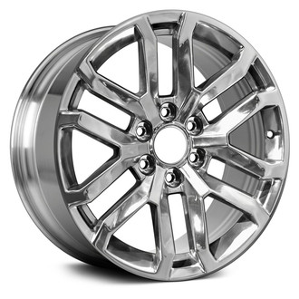 Replace® - 6 V-Spoke All Polished 20x9 Alloy Factory Wheel - Remanufactured