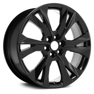 Replace® - 6 Split-Spoke Black 21x8.5 Alloy Factory Wheel - Remanufactured