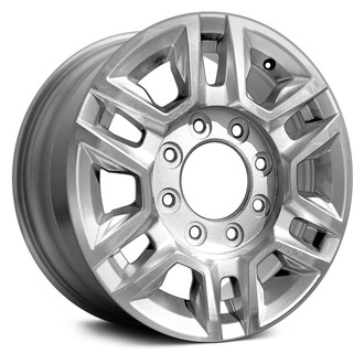 Replace® - 12-Spoke Machined and Silver 17x7.5 Alloy Factory Wheel - Remanufactured