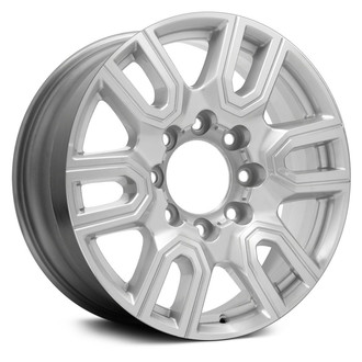Replace® - 6 Double-Spoke Machined Sparkle Silver 20x8.5 Alloy Factory Wheel - Remanufactured