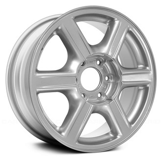 Replace® - 6 I-Spoke Silver 17x7 Alloy Factory Wheel - Remanufactured