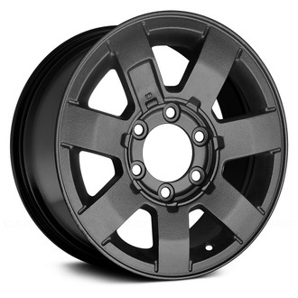Replace® - 7 I-Spoke Black 16x7.5 Alloy Factory Wheel - Remanufactured
