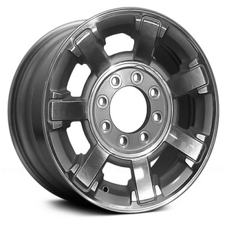 Replace® - 7 I-Spoke Machined and Dark Silver 17x8.5 Alloy Factory Wheel - Remanufactured