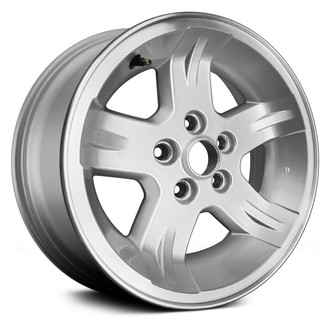 Replace® - 5-Spoke Machined Lip with Silver Face 15x8 Alloy Factory Wheel - Remanufactured