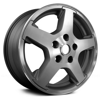 Replace® - 5-Spoke Charcoal Gray 17x7.5 Alloy Factory Wheel - Remanufactured