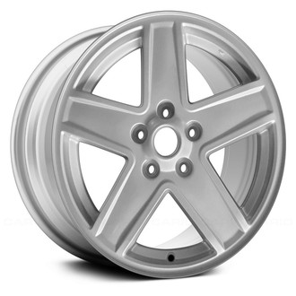 Replace® - 5-Spoke Silver 17x6.5 Alloy Factory Wheel - Replica